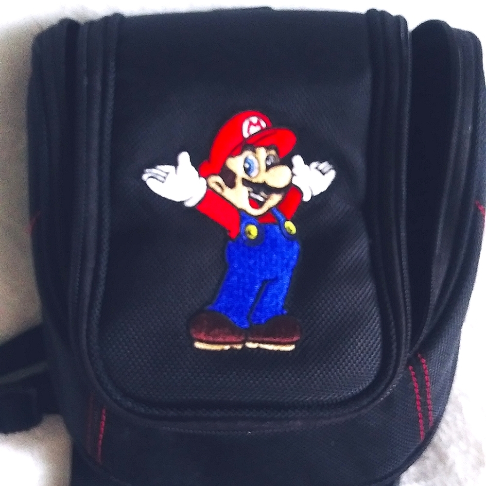 Mario game boy case new back pack style